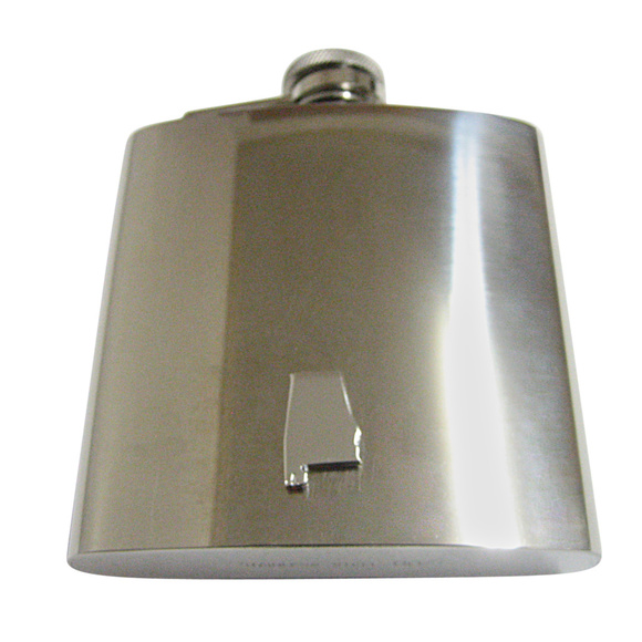 Alabama State Map Shape 6oz Flask - Picture 1 of 1